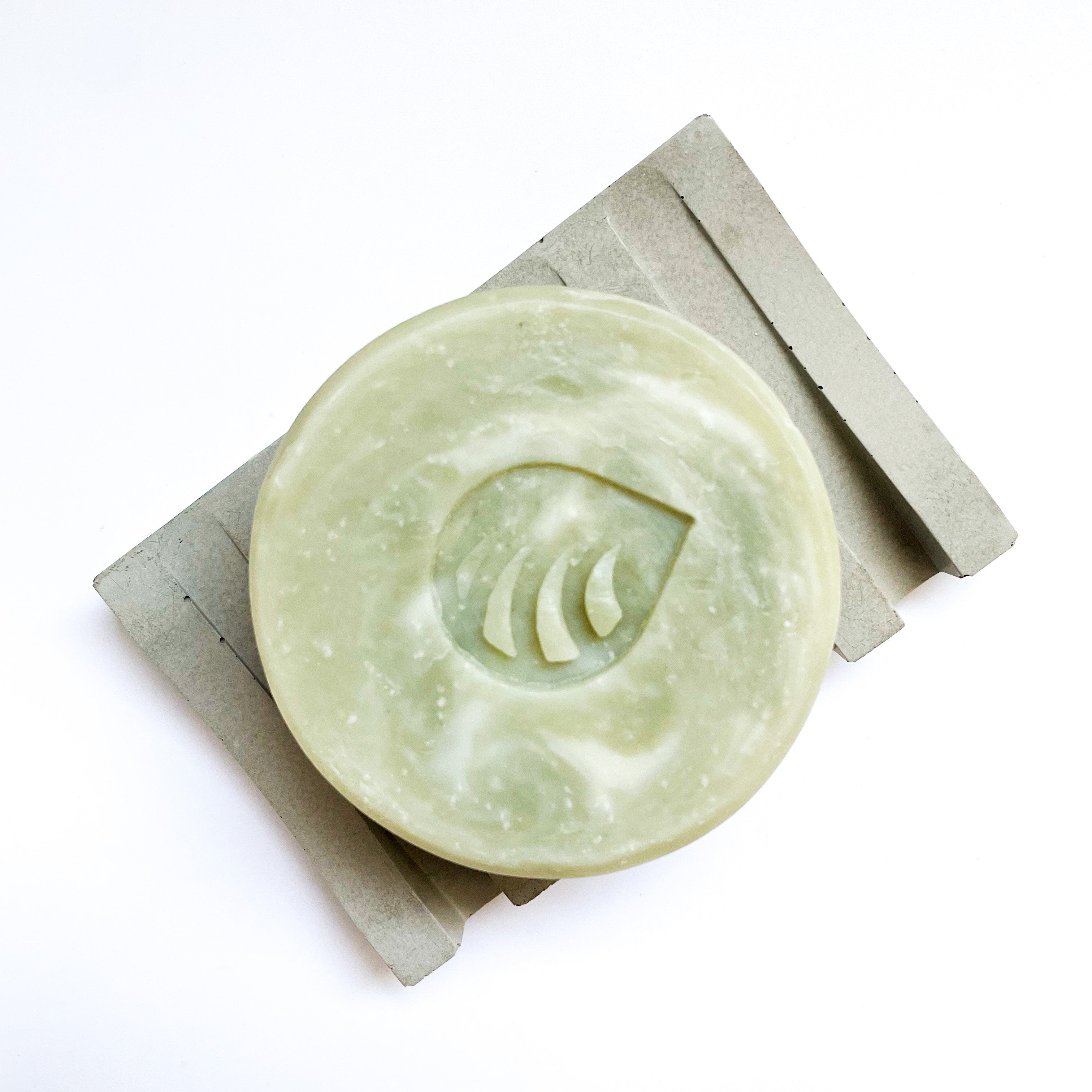Recharge handmade soap made with peppermint and rosemary and green clay. Made in Calgary.