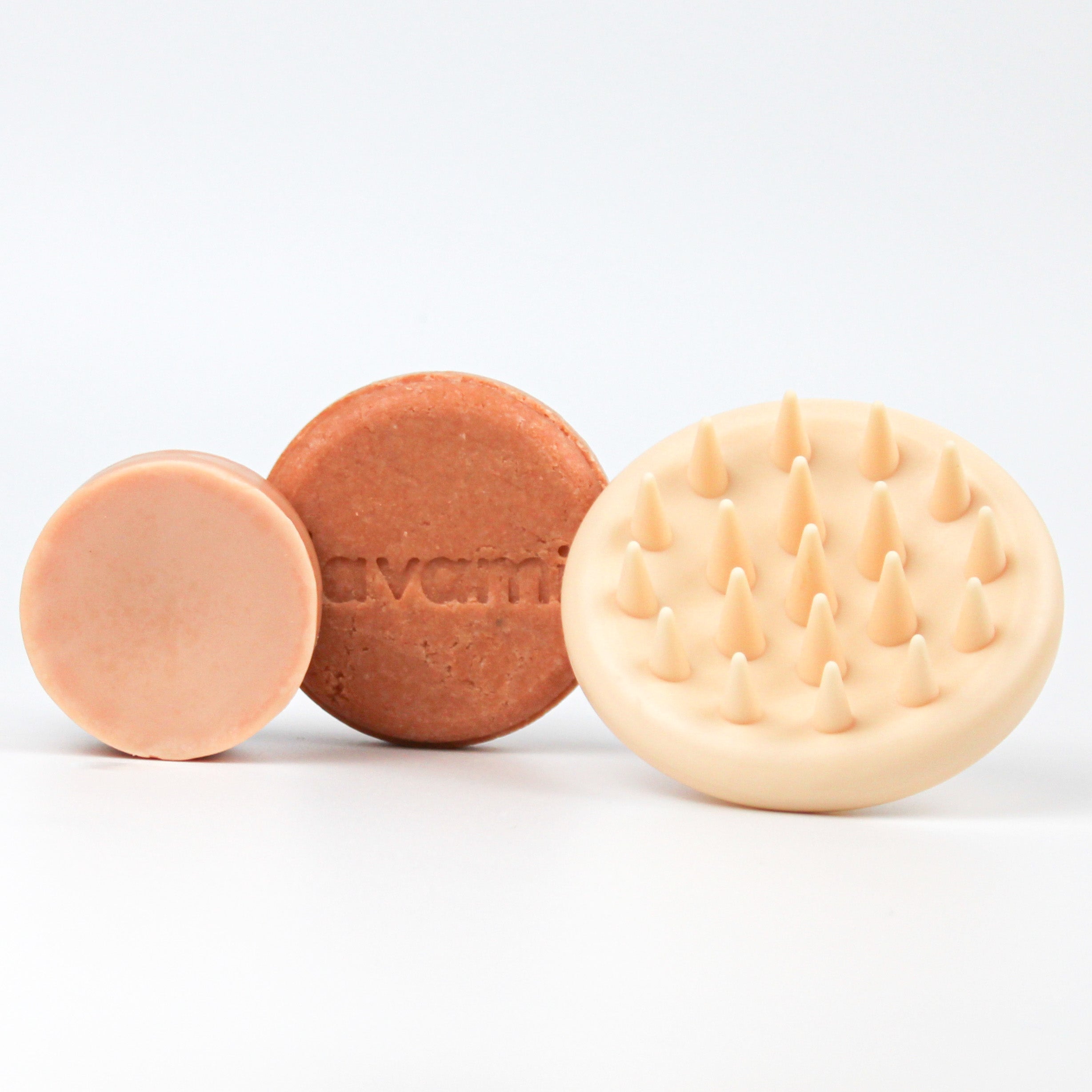 Lavami Shampoo and conditioner bar and scalp massager