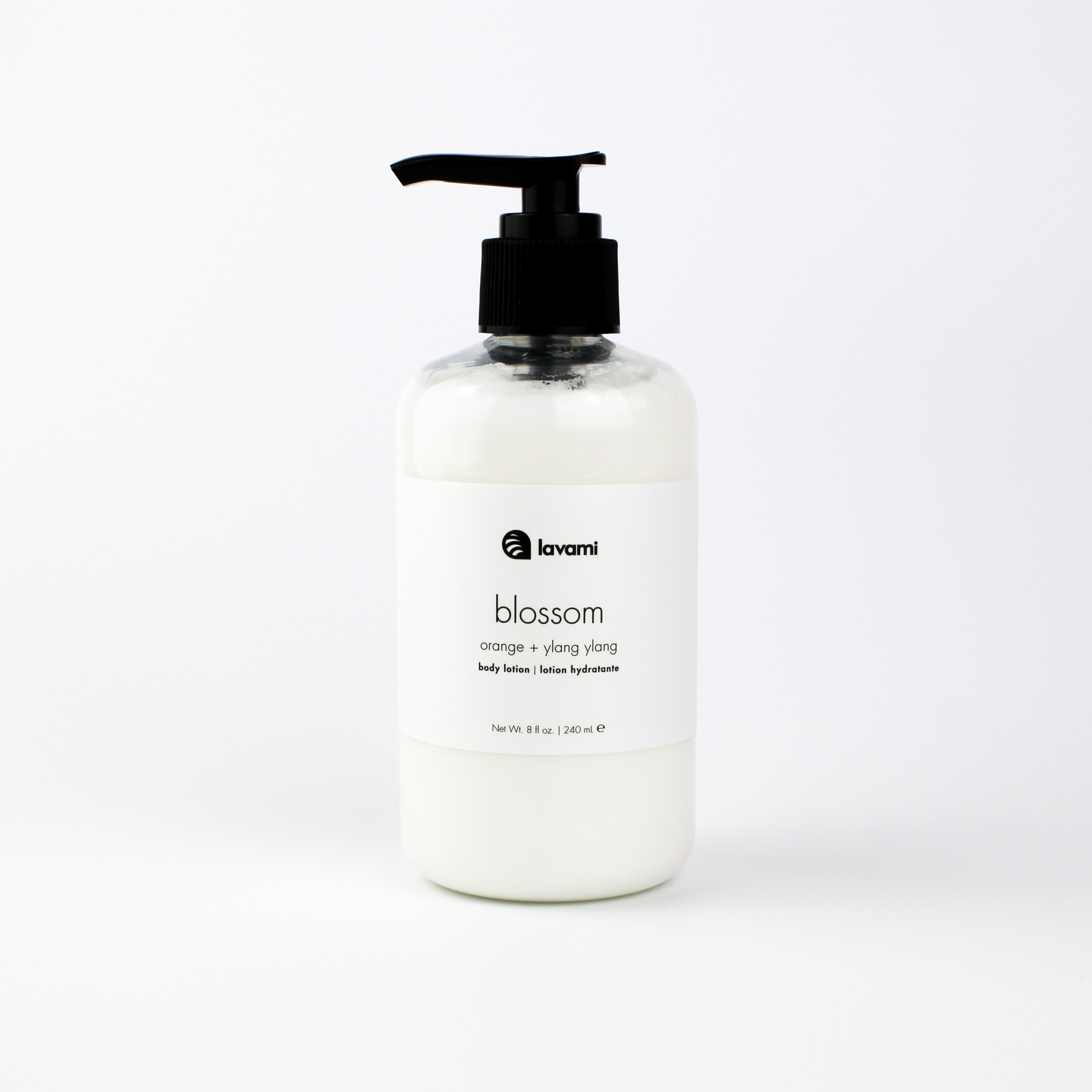 Lightweight and hydrating orange and ylang ylang body lotion with a probiotic preservative.